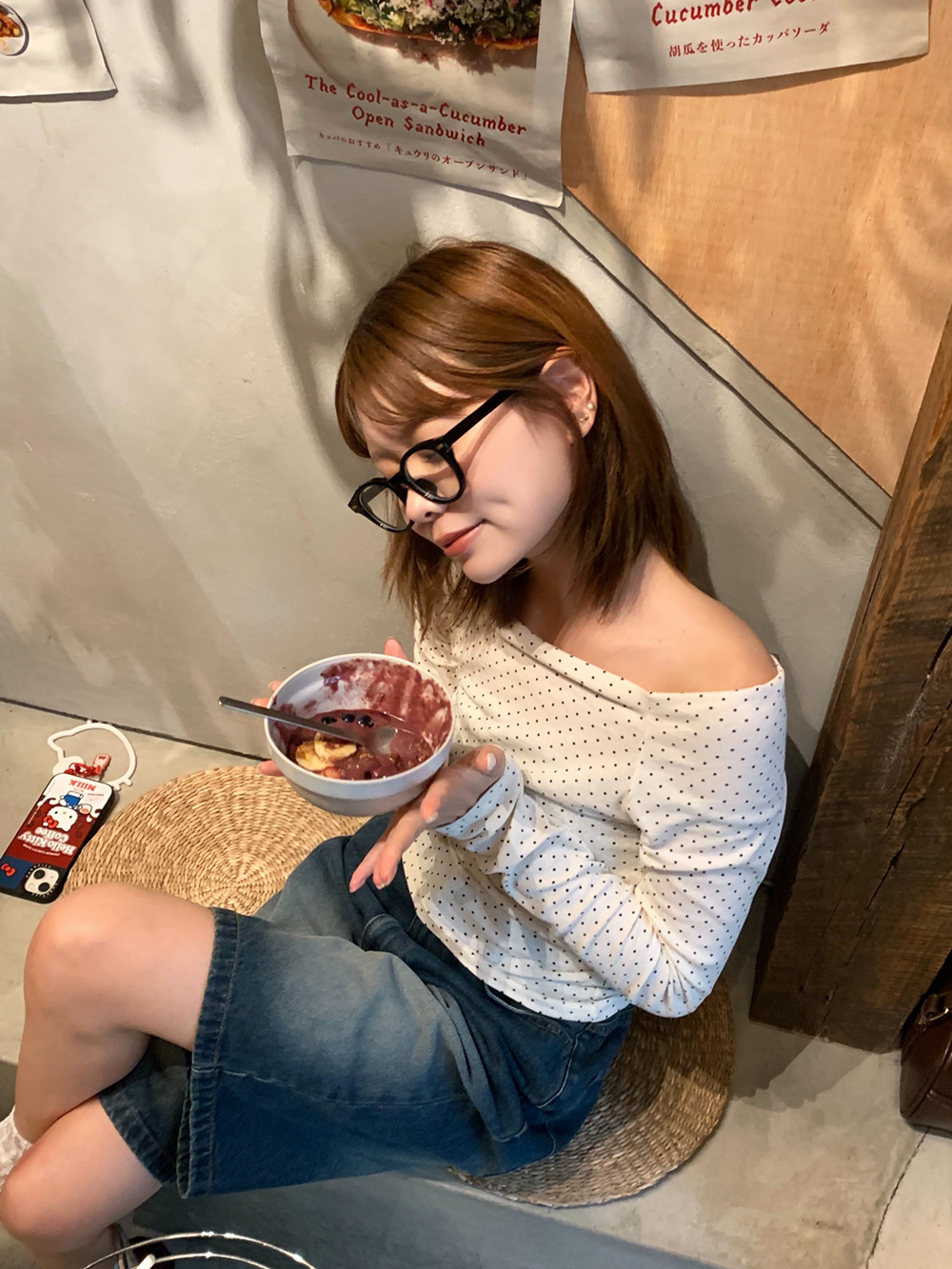 ドットオフショルTシャツ | 詳細画像8