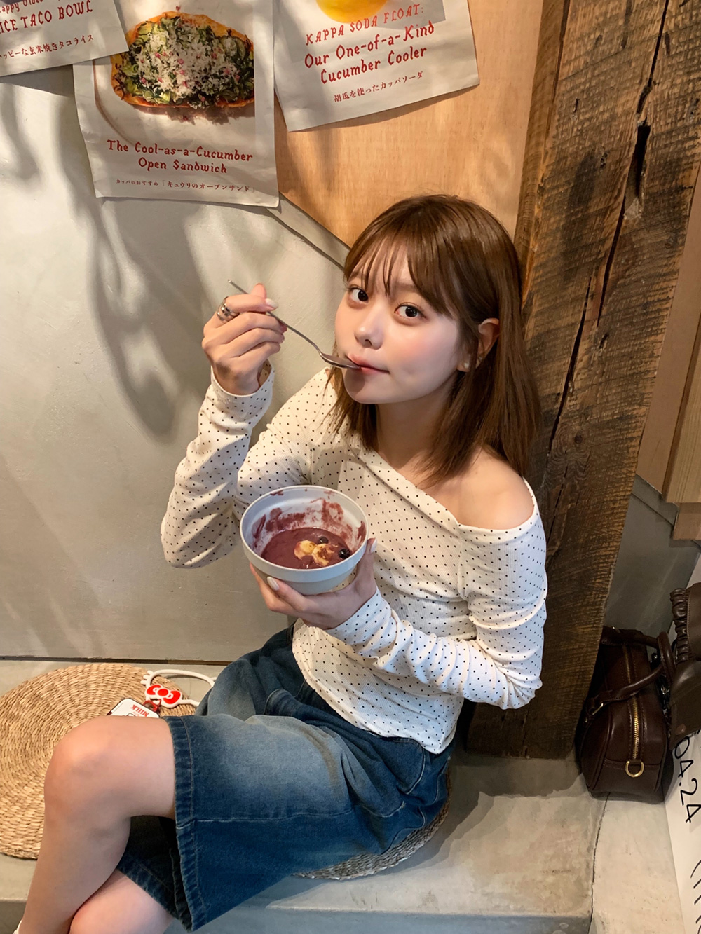 ドットオフショルTシャツ | 詳細画像14