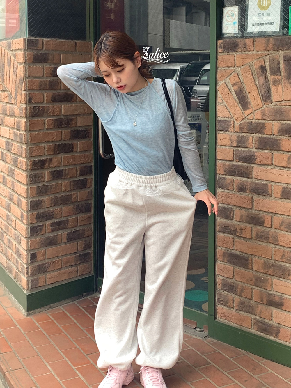2WAYウエストレーススウェットパンツ | レディースファッション通販