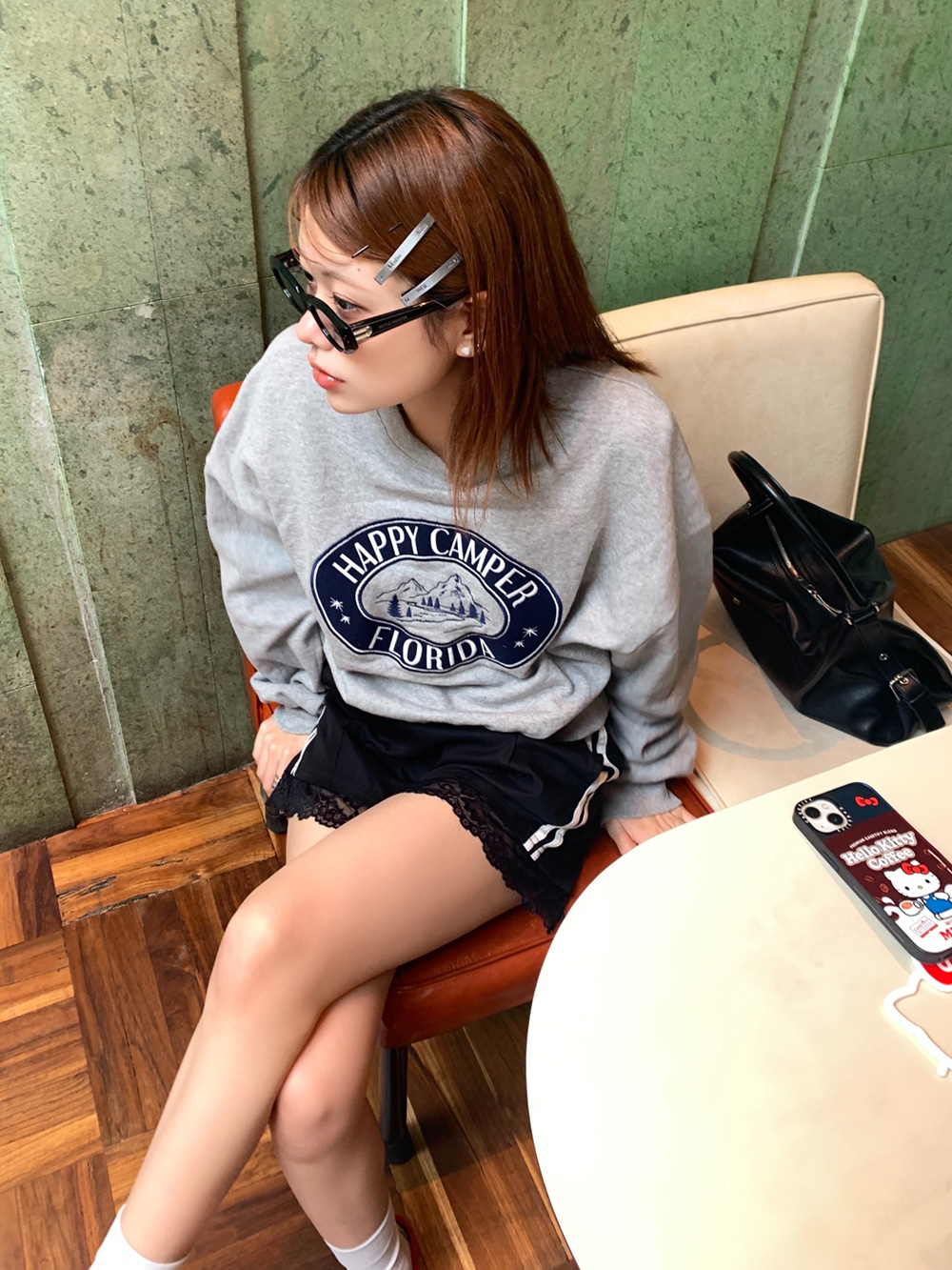 HAPPY CAMPERロゴスウェット | 詳細画像2