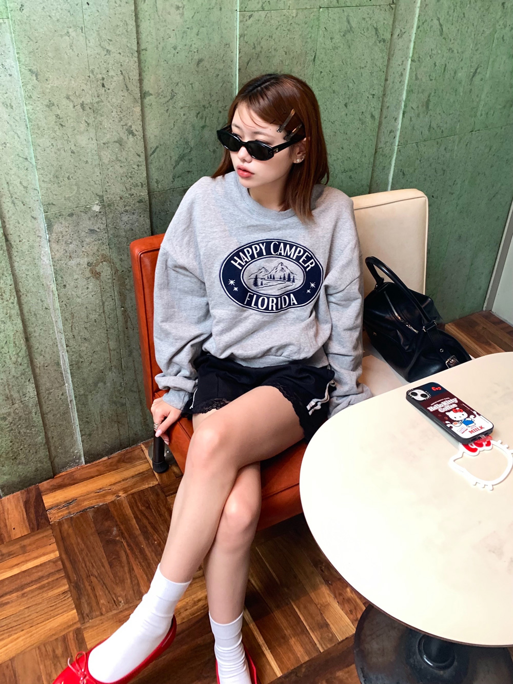 HAPPY CAMPERロゴスウェット | 詳細画像3