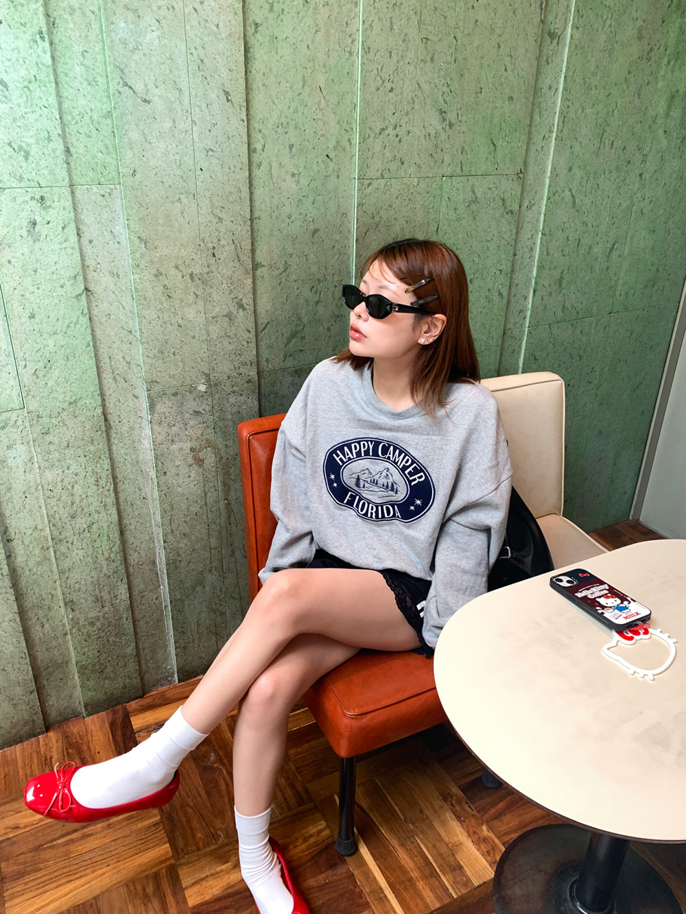 HAPPY CAMPERロゴスウェット | 詳細画像13