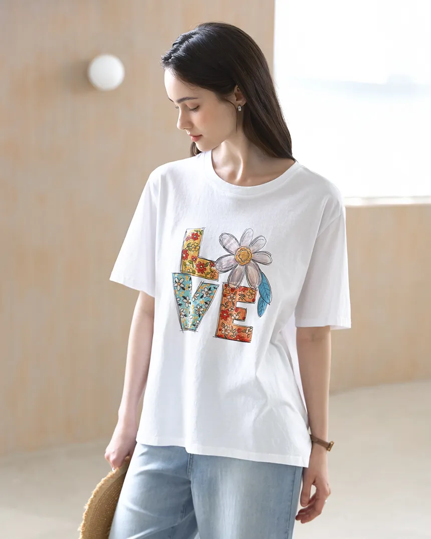 半袖プリントTシャツ | MONO AT.D | 詳細画像1