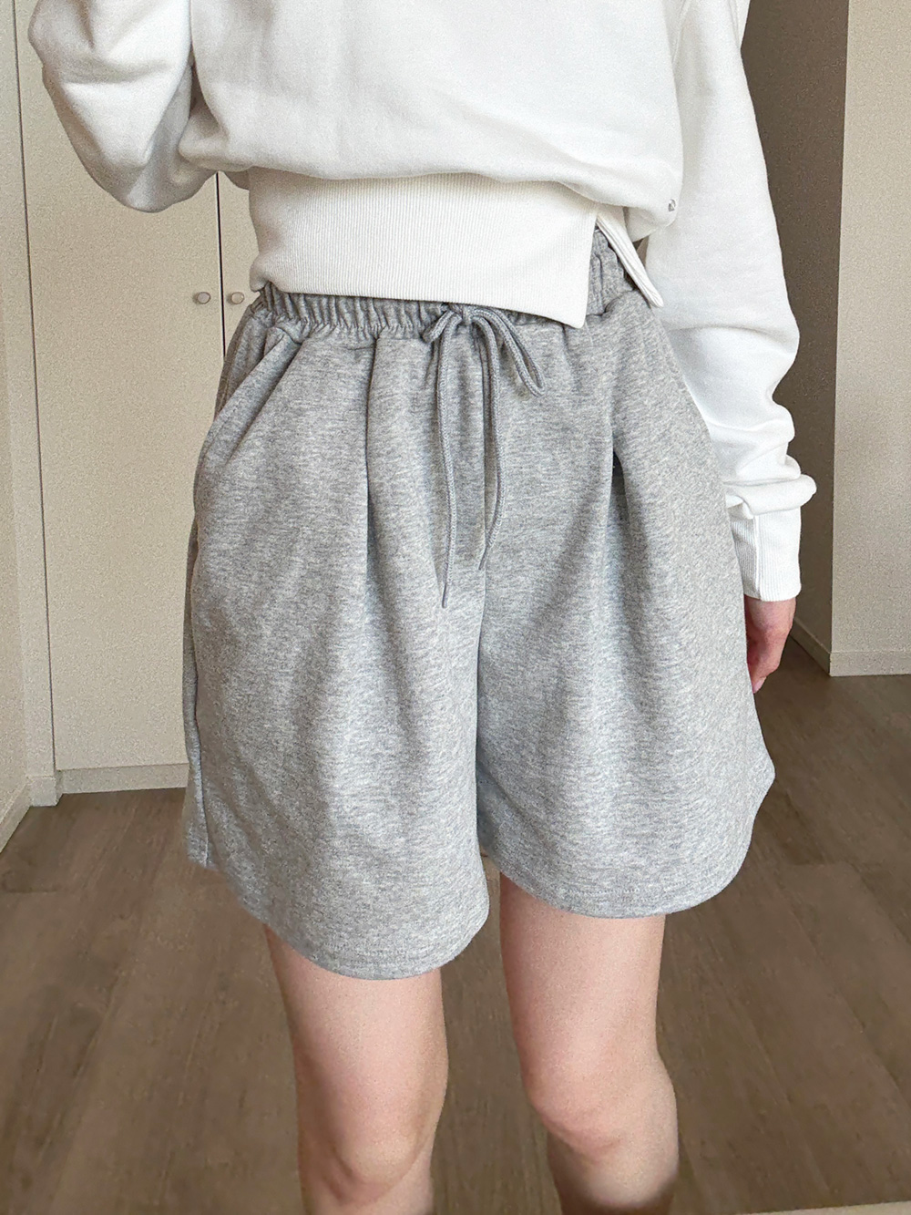 ウエストゴムスウェットショートパンツ | 詳細画像7