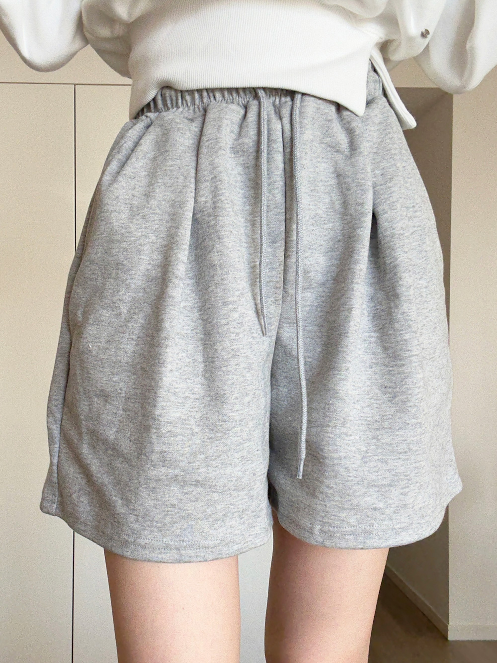 ウエストゴムスウェットショートパンツ | 詳細画像9