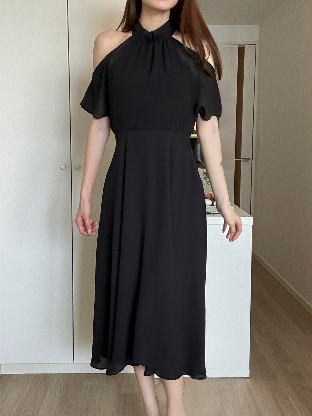 オープンショルダーバックリボンワンピース | 詳細画像8