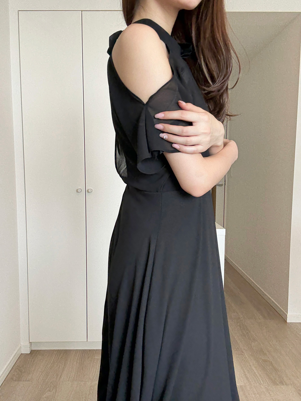 オープンショルダーバックリボンワンピース | 詳細画像12