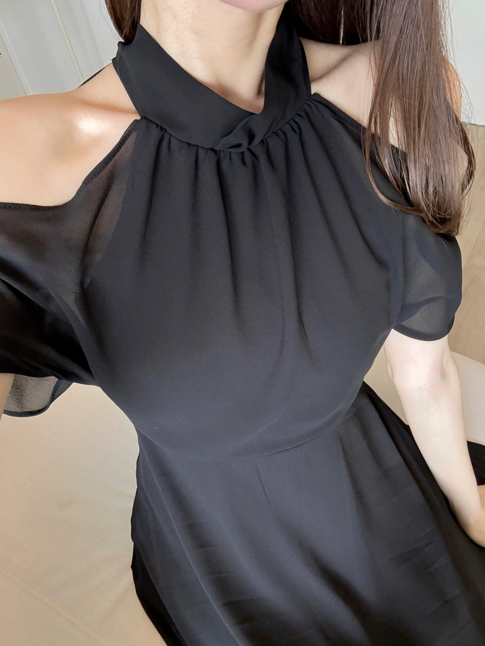 オープンショルダーバックリボンワンピース | 詳細画像13