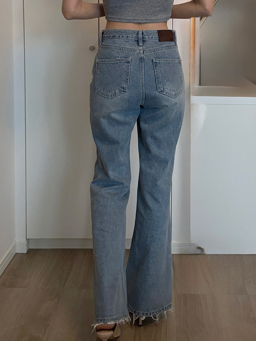 カットオフストレートデニムパンツ | 詳細画像9