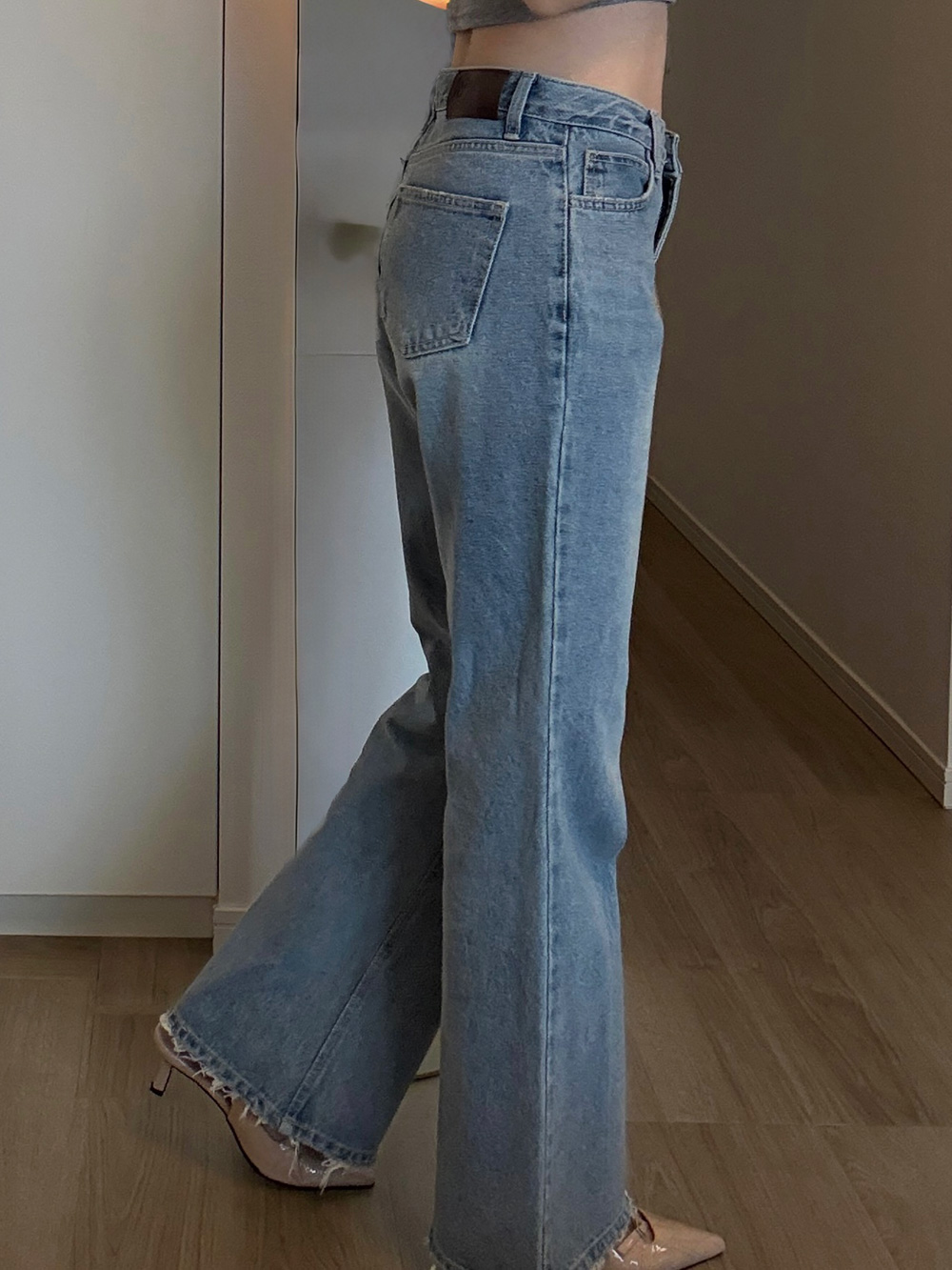 カットオフストレートデニムパンツ | 詳細画像10
