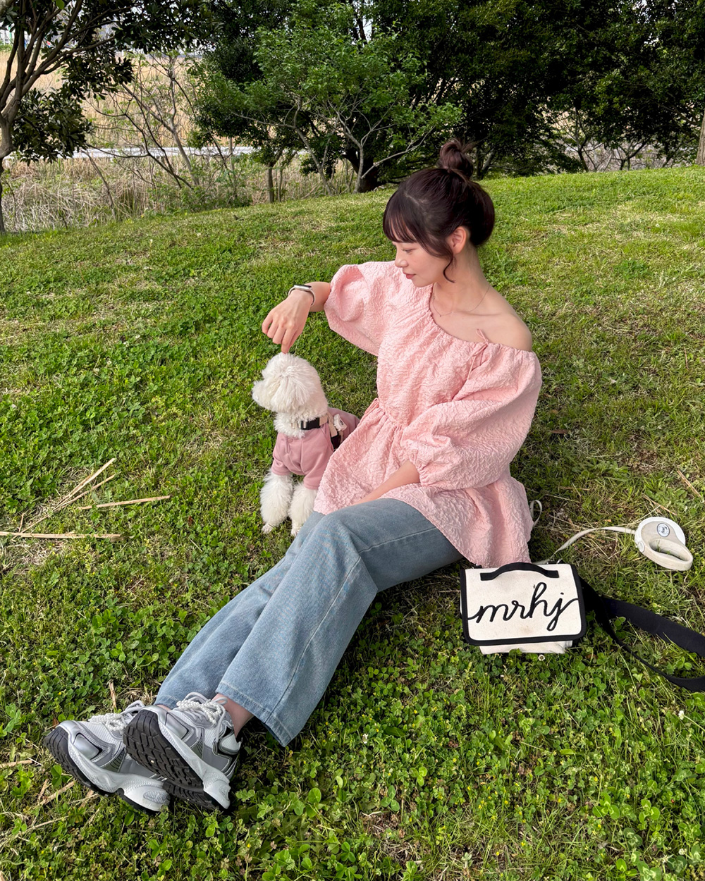 パールリボンチャーム2SET | 詳細画像3