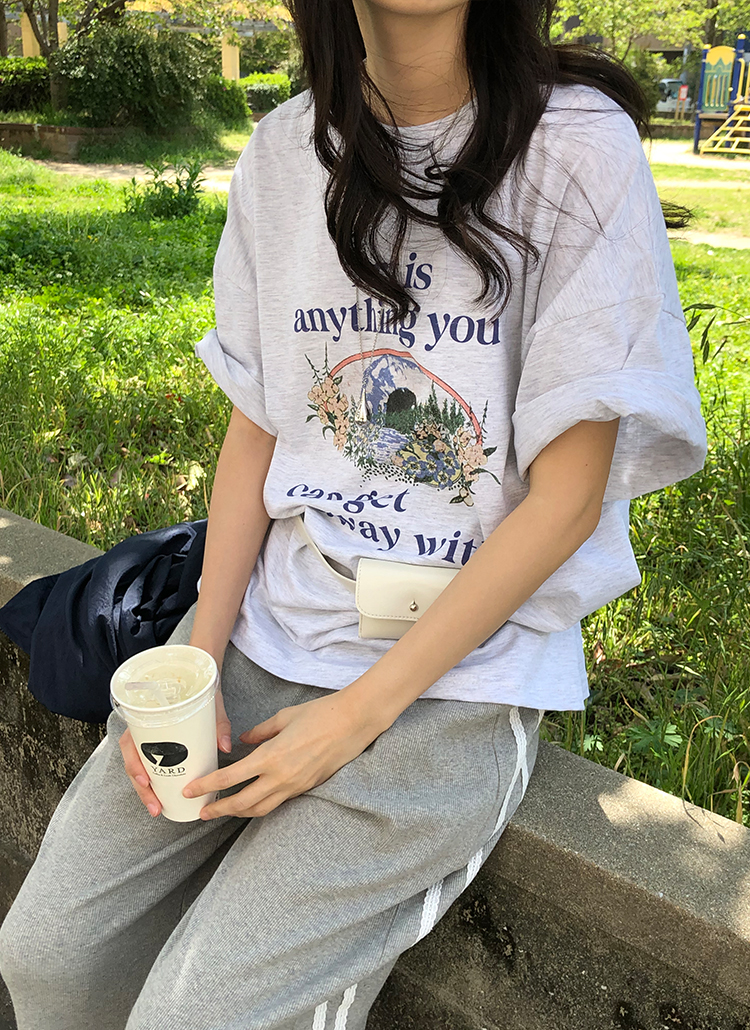 ストライプ花柄プリント半袖Tシャツ 半袖プリント花柄Tシャツ | レディースファッション通販 - DHOLIC
