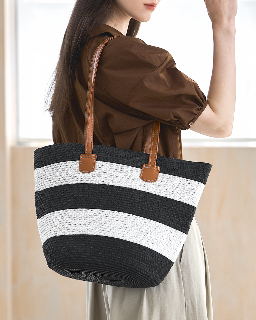 バーバリー・ブルーレーベル　ボーダー　トートバッグ　ハンド　bag ボーダートートバッグ | レディースファッション通販 - DHOLIC