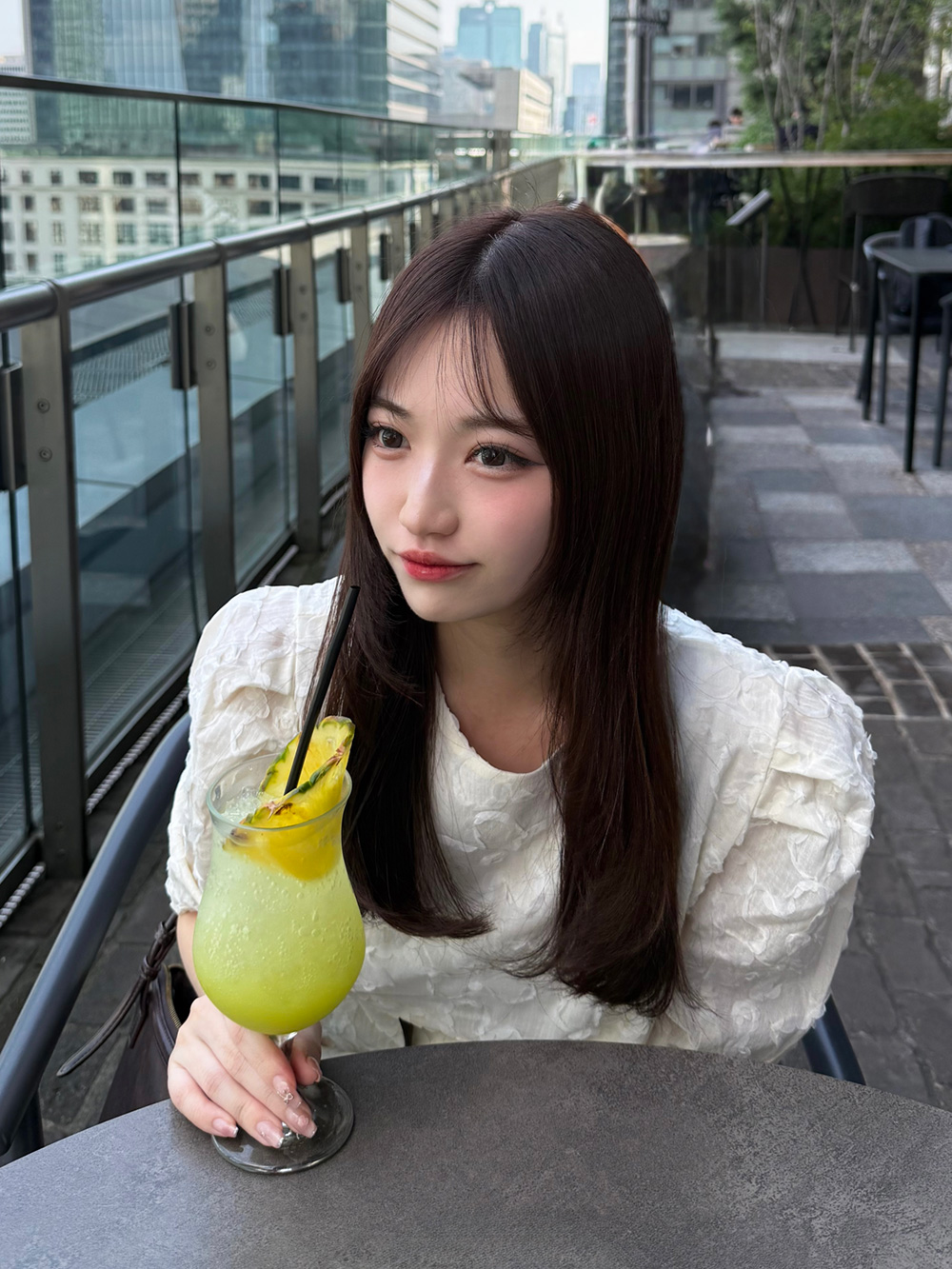 フラワーモチーフパフワンピース | 詳細画像6