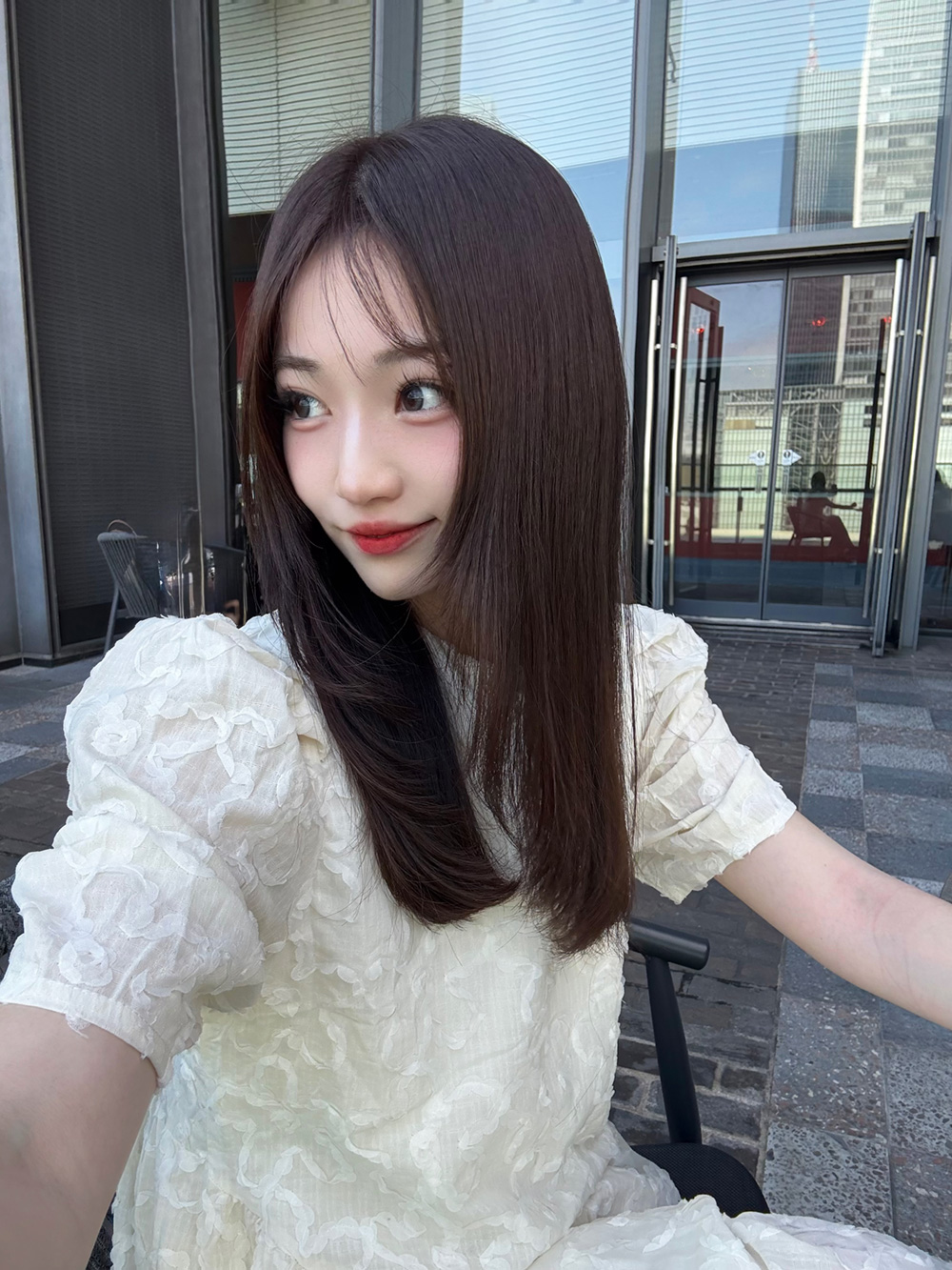 フラワーモチーフパフワンピース | 詳細画像11