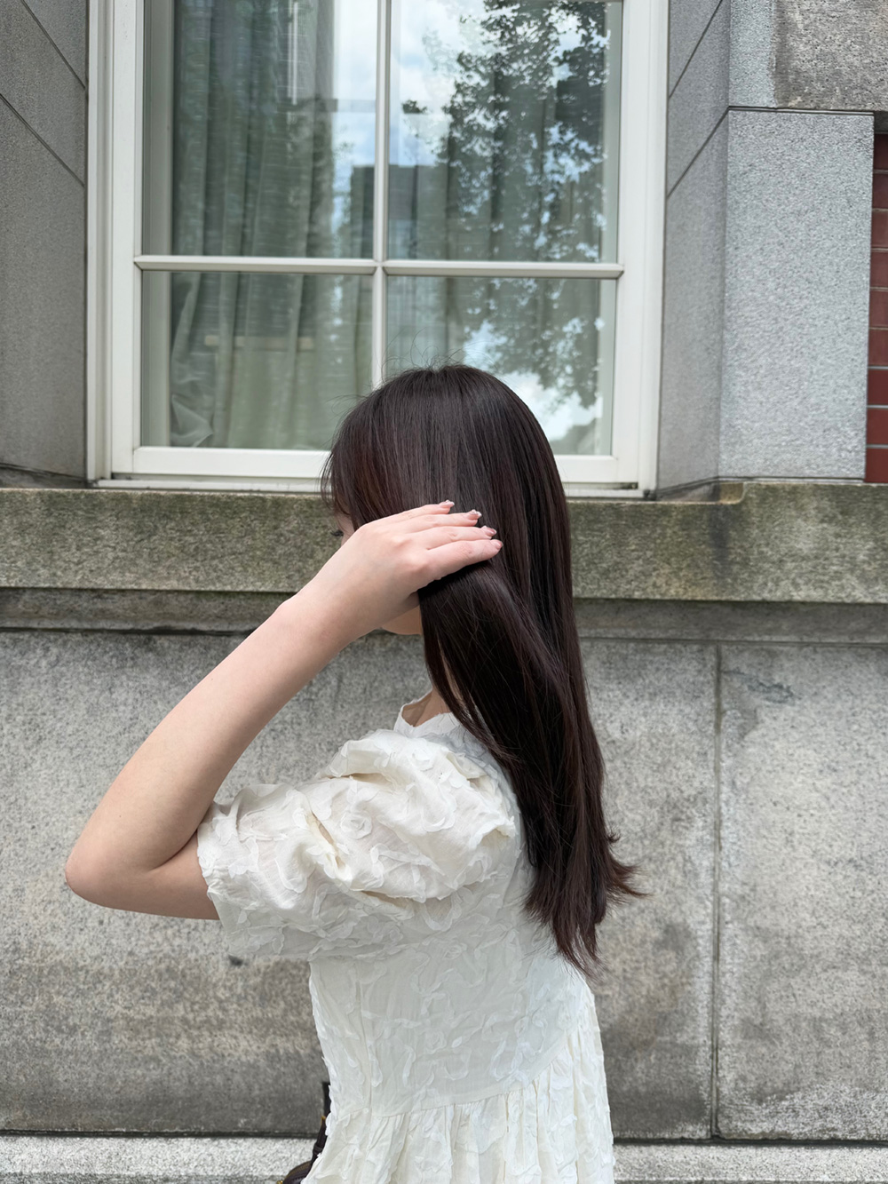 フラワーモチーフパフワンピース | 詳細画像12