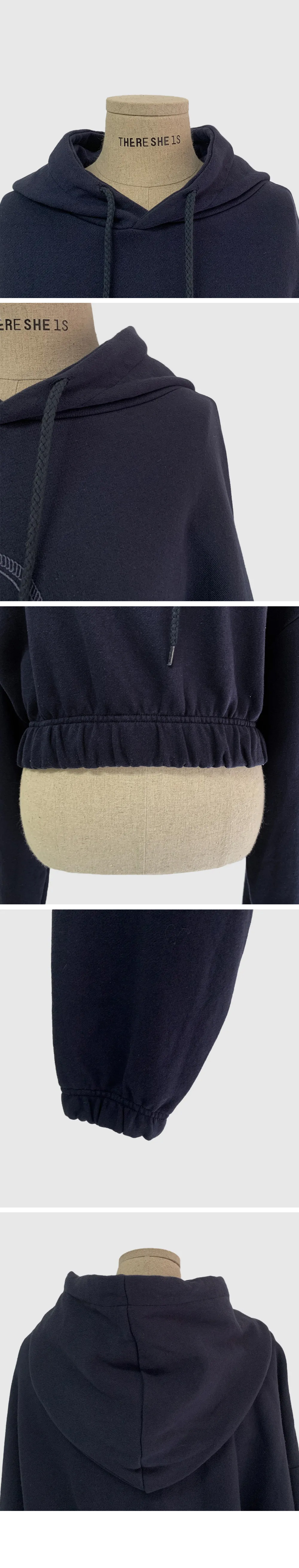 クロップドサークル刺繍パーカー | 詳細画像24