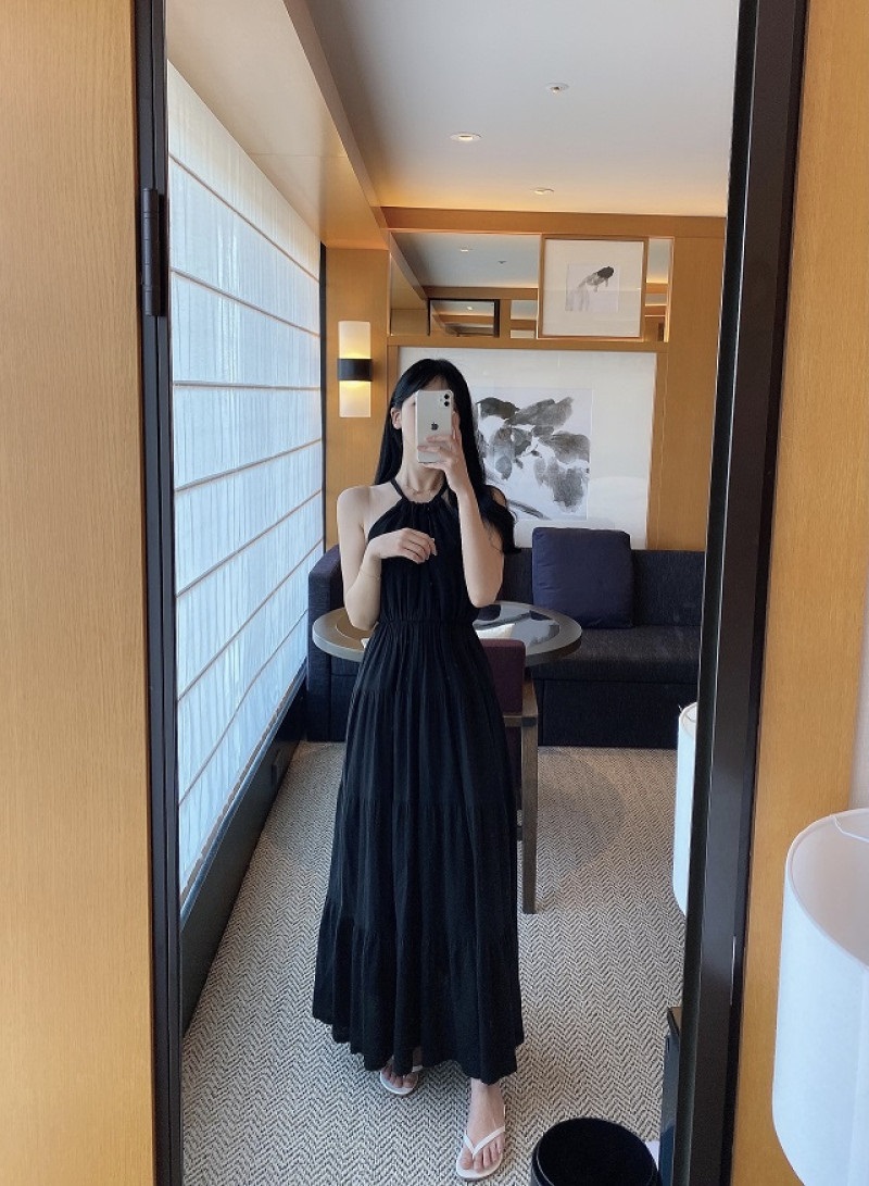 ホルターネックロングワンピース | 詳細画像12