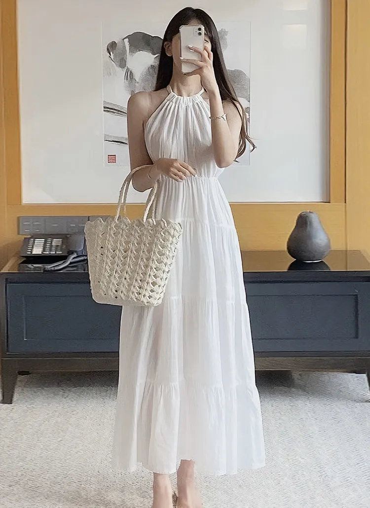 ホルターネックロングワンピース | 詳細画像1