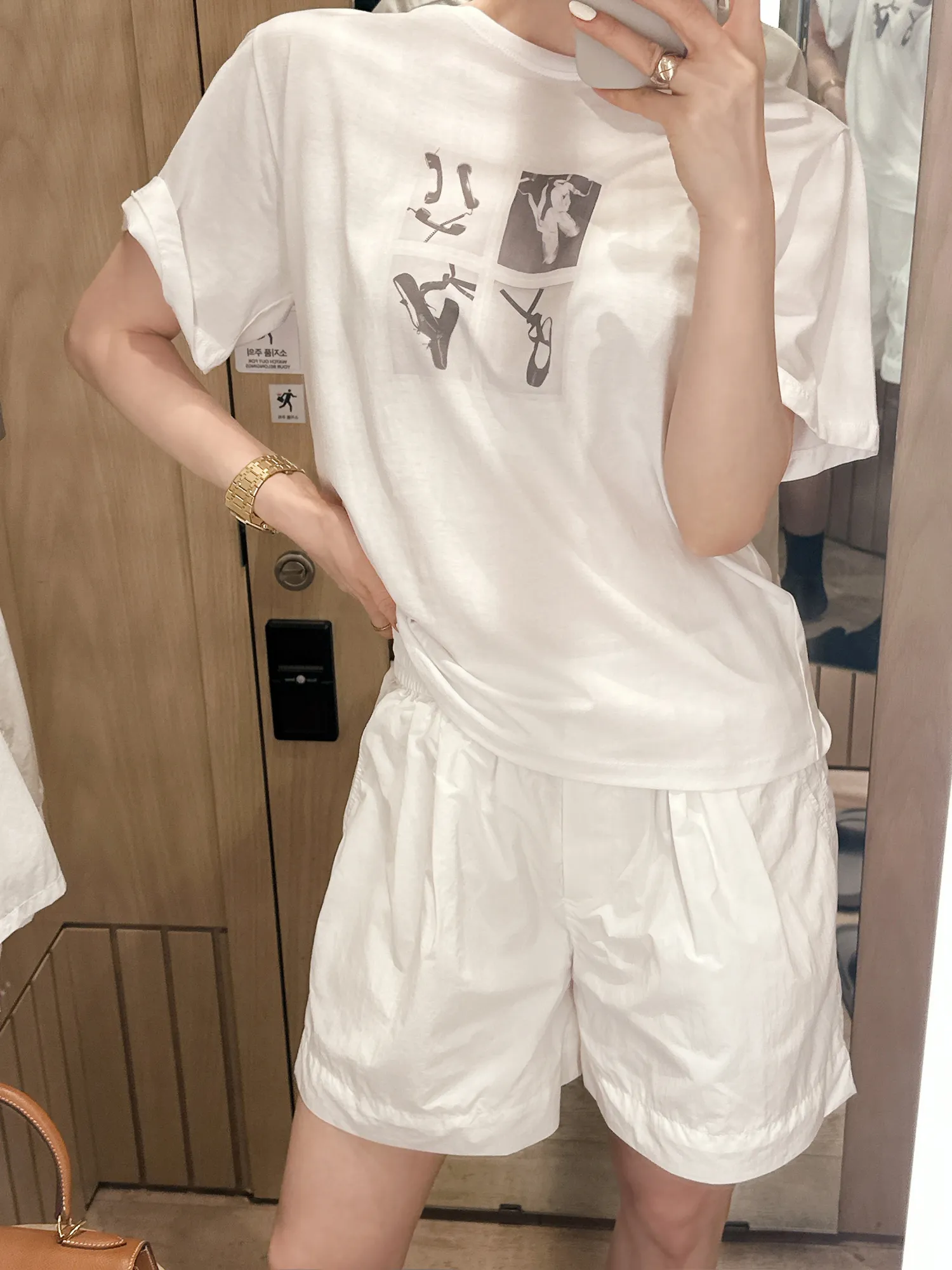 ラウンドネック半袖Tシャツ | partysu | 詳細画像1