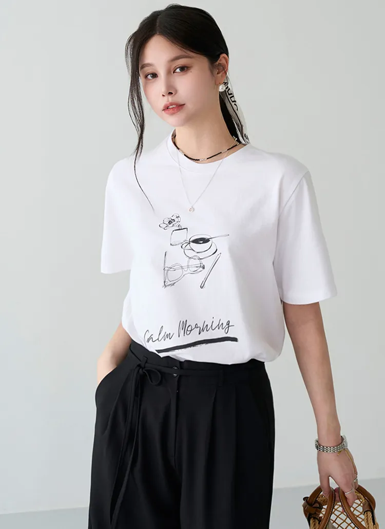 半袖プリントTシャツ | pippin | 詳細画像1