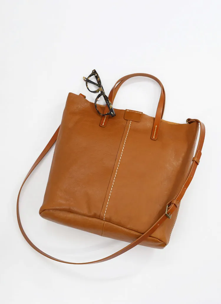 レザーストラップショルダーバッグトートバッグ | whosbag | 詳細画像1
