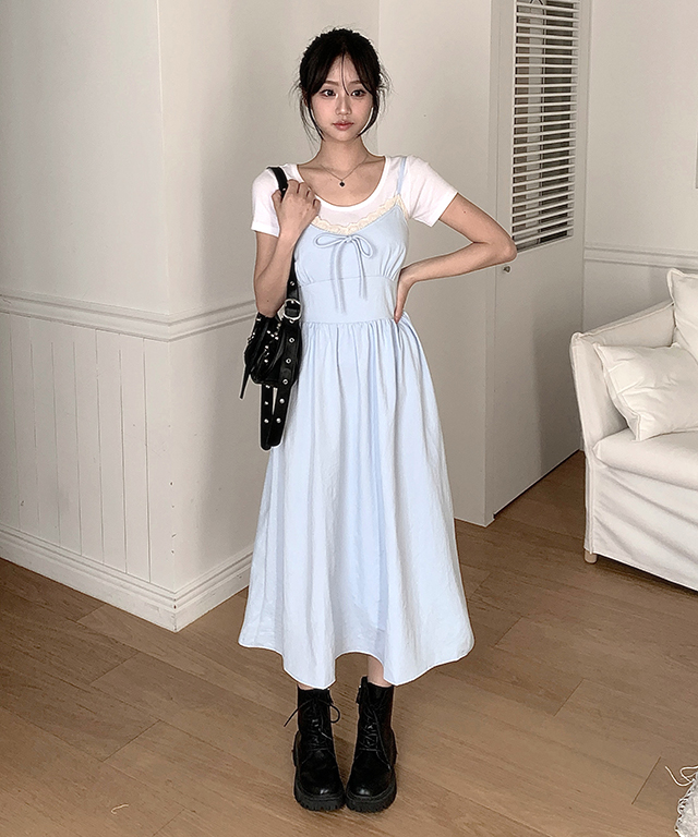 リボンキャミワンピース | レディースファッション通販 - DHOLIC