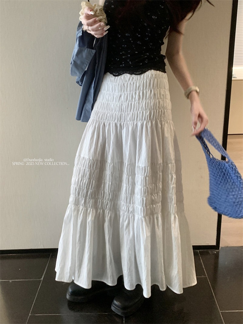ウエストゴムロングシャーリングスカート | 詳細画像4