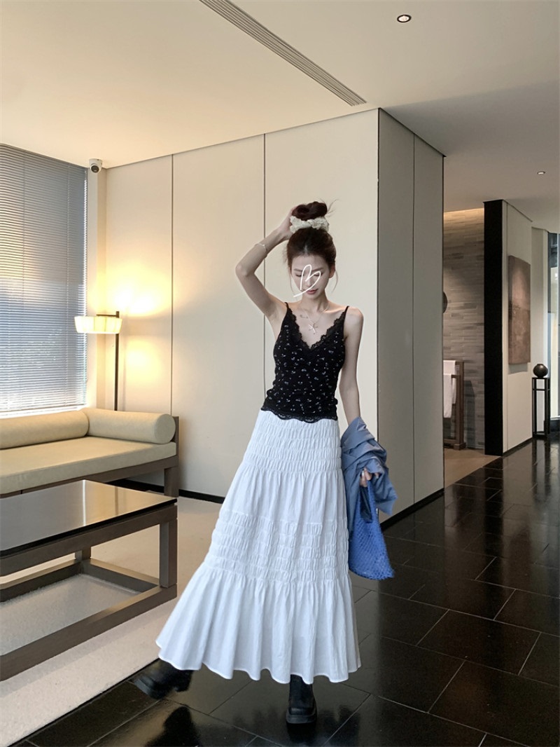 ウエストゴムロングシャーリングスカート | 詳細画像8