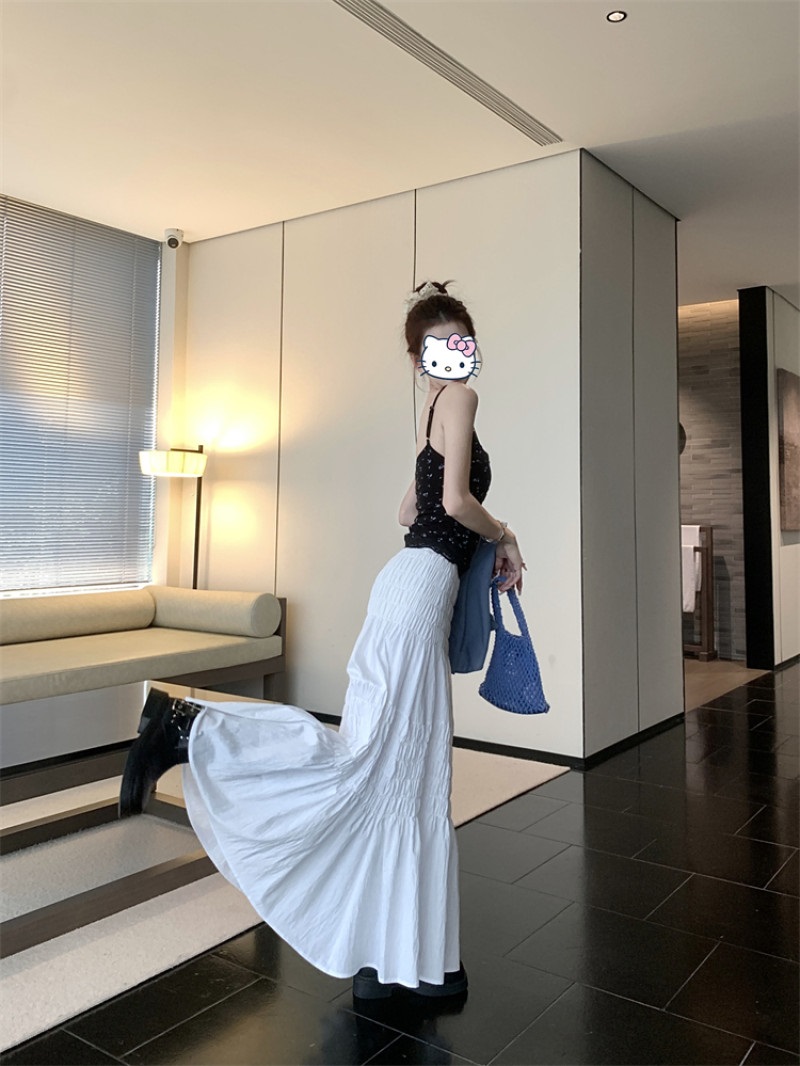 ウエストゴムロングシャーリングスカート | 詳細画像9