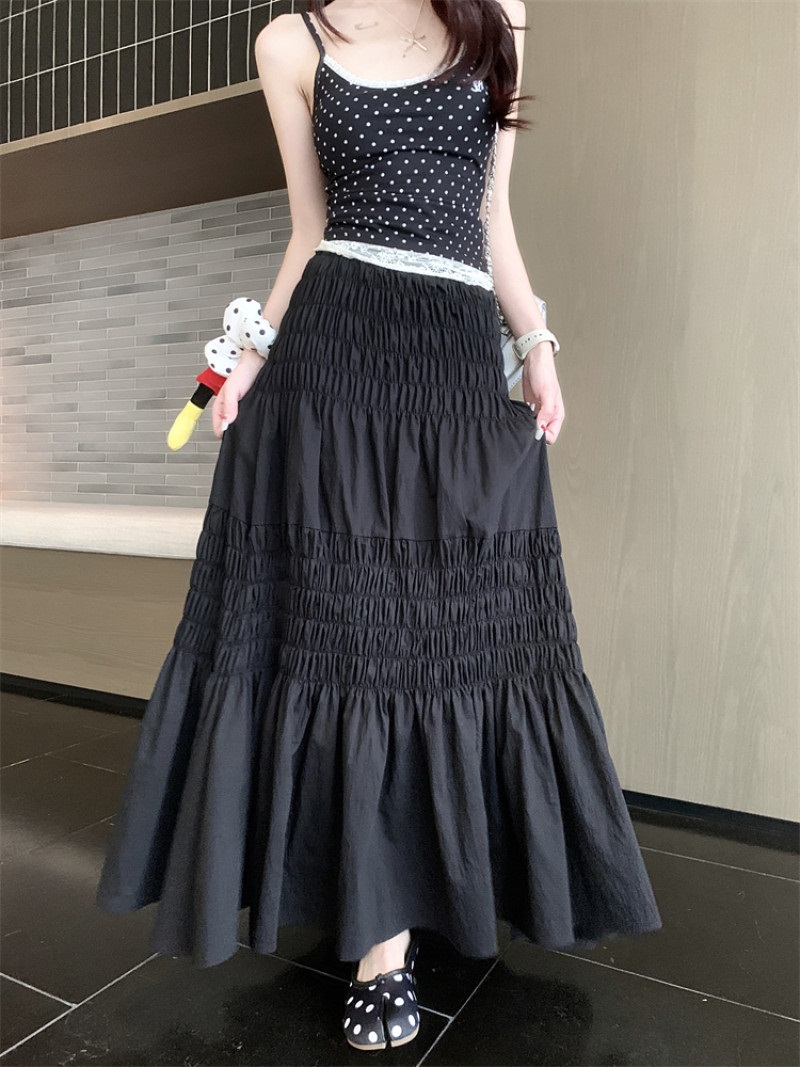 ウエストゴムロングシャーリングスカート | 詳細画像15