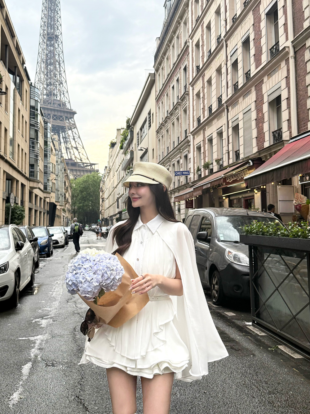 ベルト付2WAYケープブラウス | レディースファッション通販 - DHOLIC