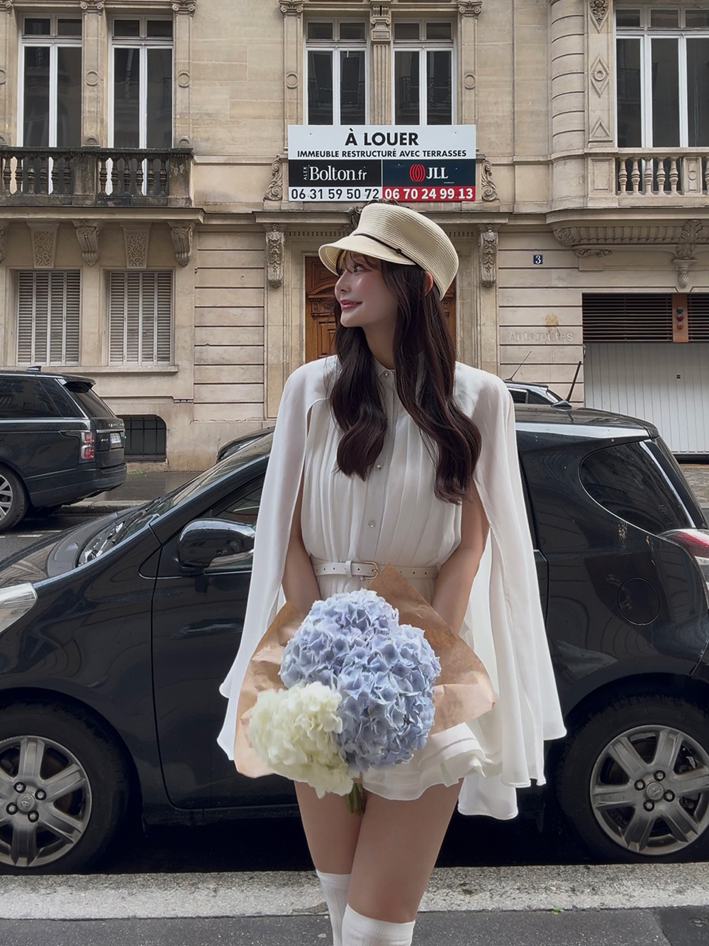 ベルト付2WAYケープブラウス | レディースファッション通販 - DHOLIC