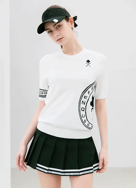 ニットクール半袖刺繍Tシャツ | styleonme | 詳細画像1