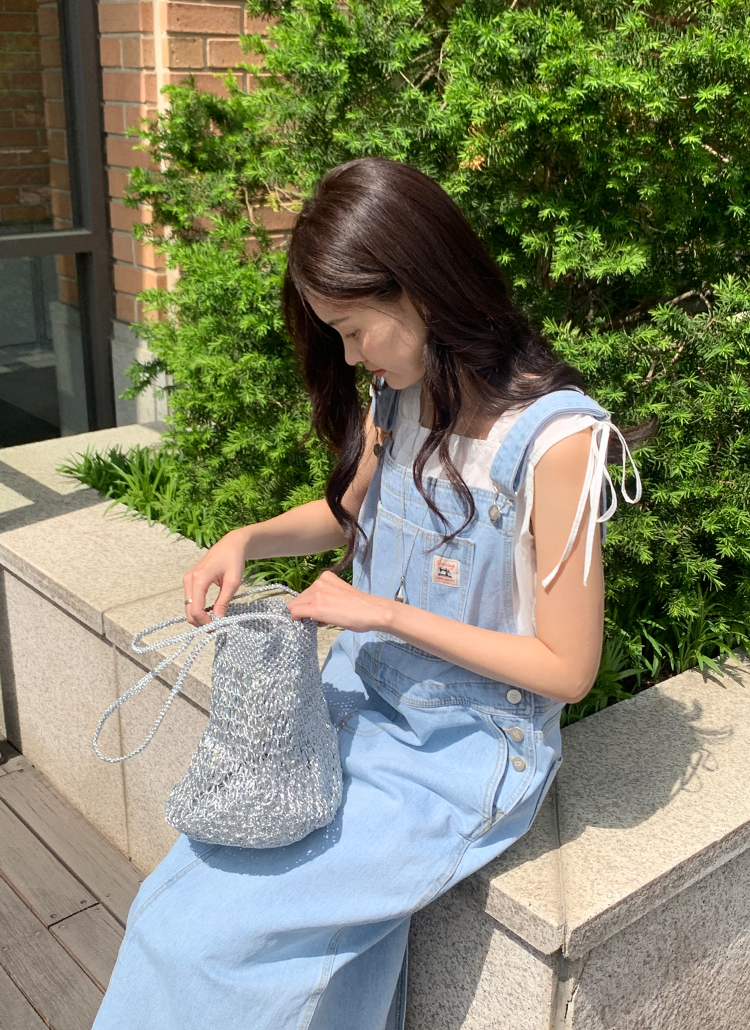 デニムサロペットライトブルーLong