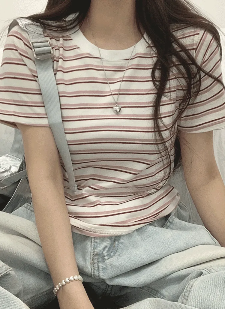 ボーダーTシャツ | withhuilin | 詳細画像1