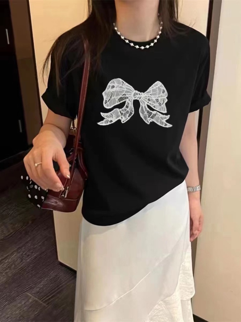 レース刺繍半袖Tシャツ | 詳細画像6