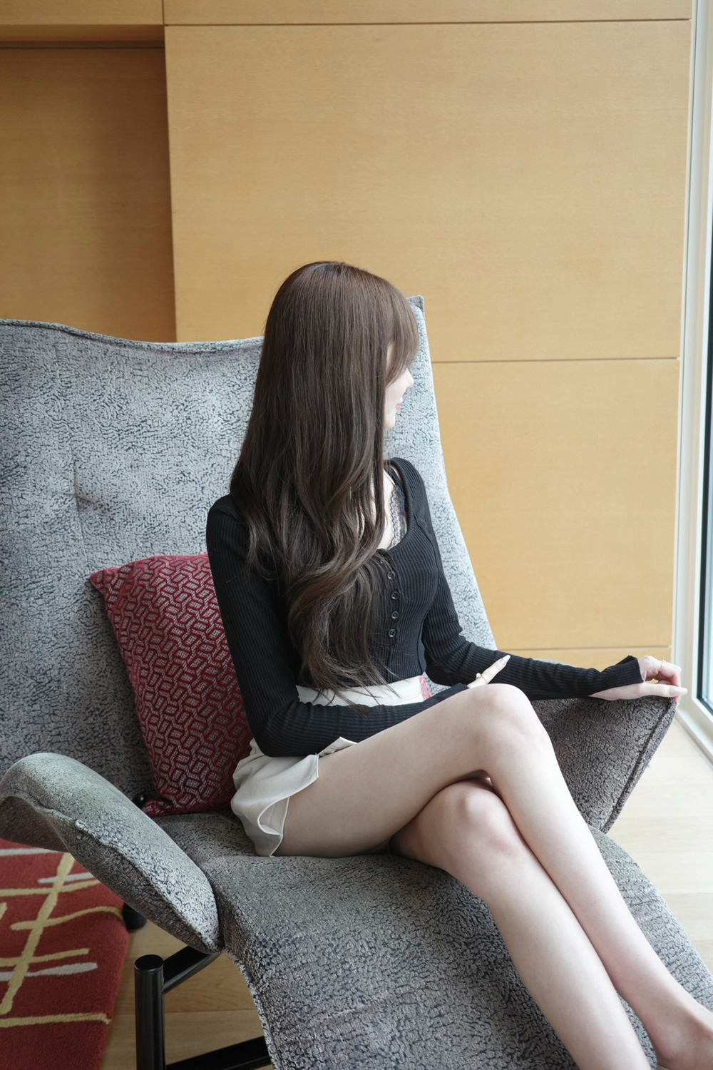 スリットAラインスカートパンツ | 詳細画像4