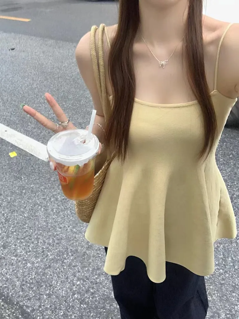 ニットペプラムキャミソール | 詳細画像1