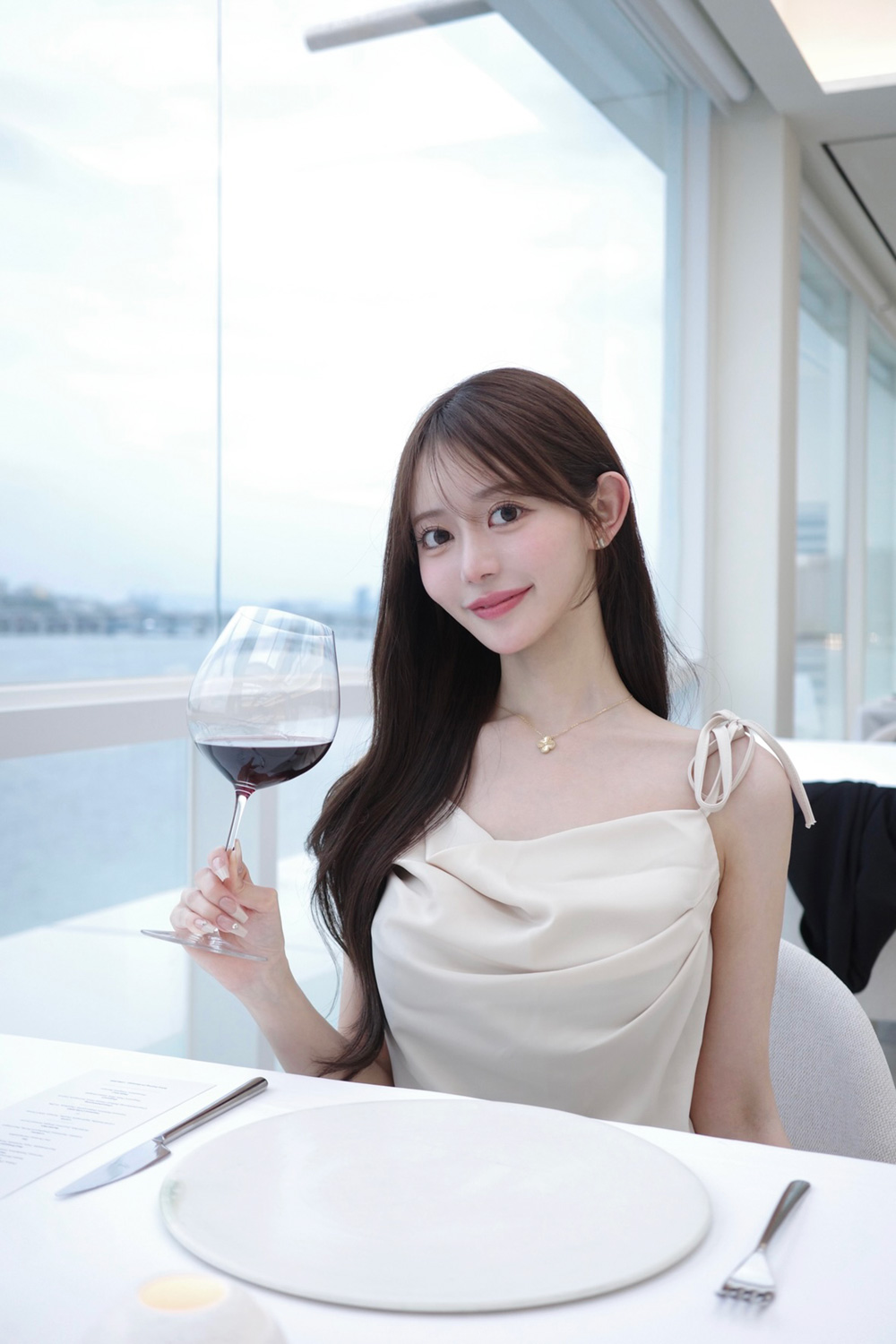 シルキードレープリボンキャミブラウス | 詳細画像2