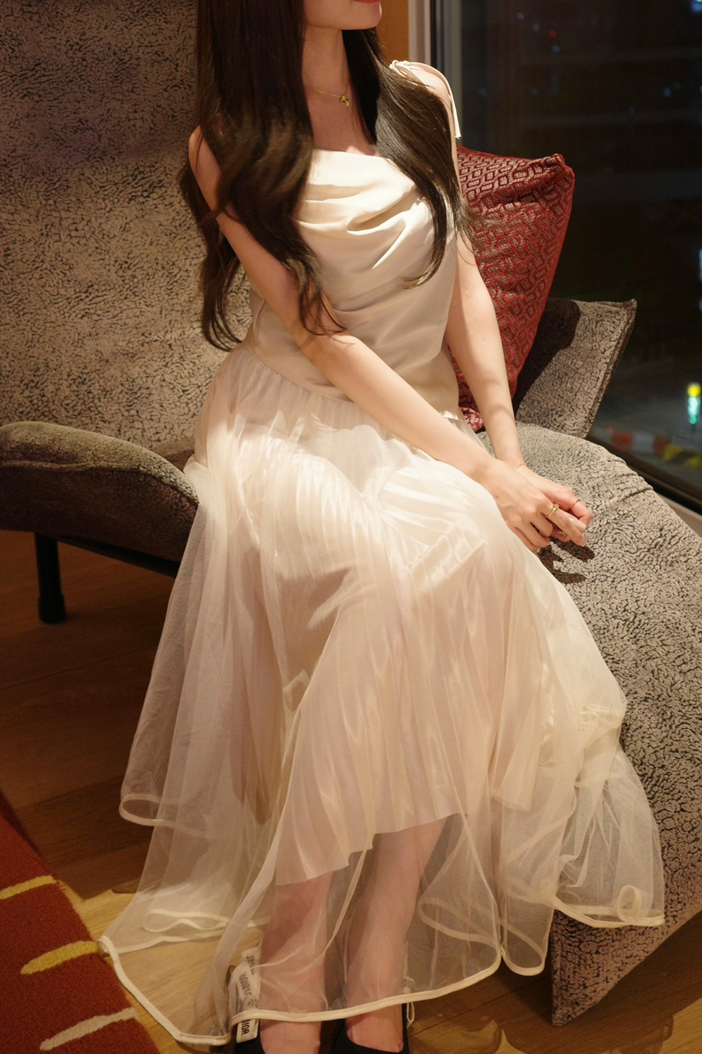 シルキードレープリボンキャミブラウス | 詳細画像8