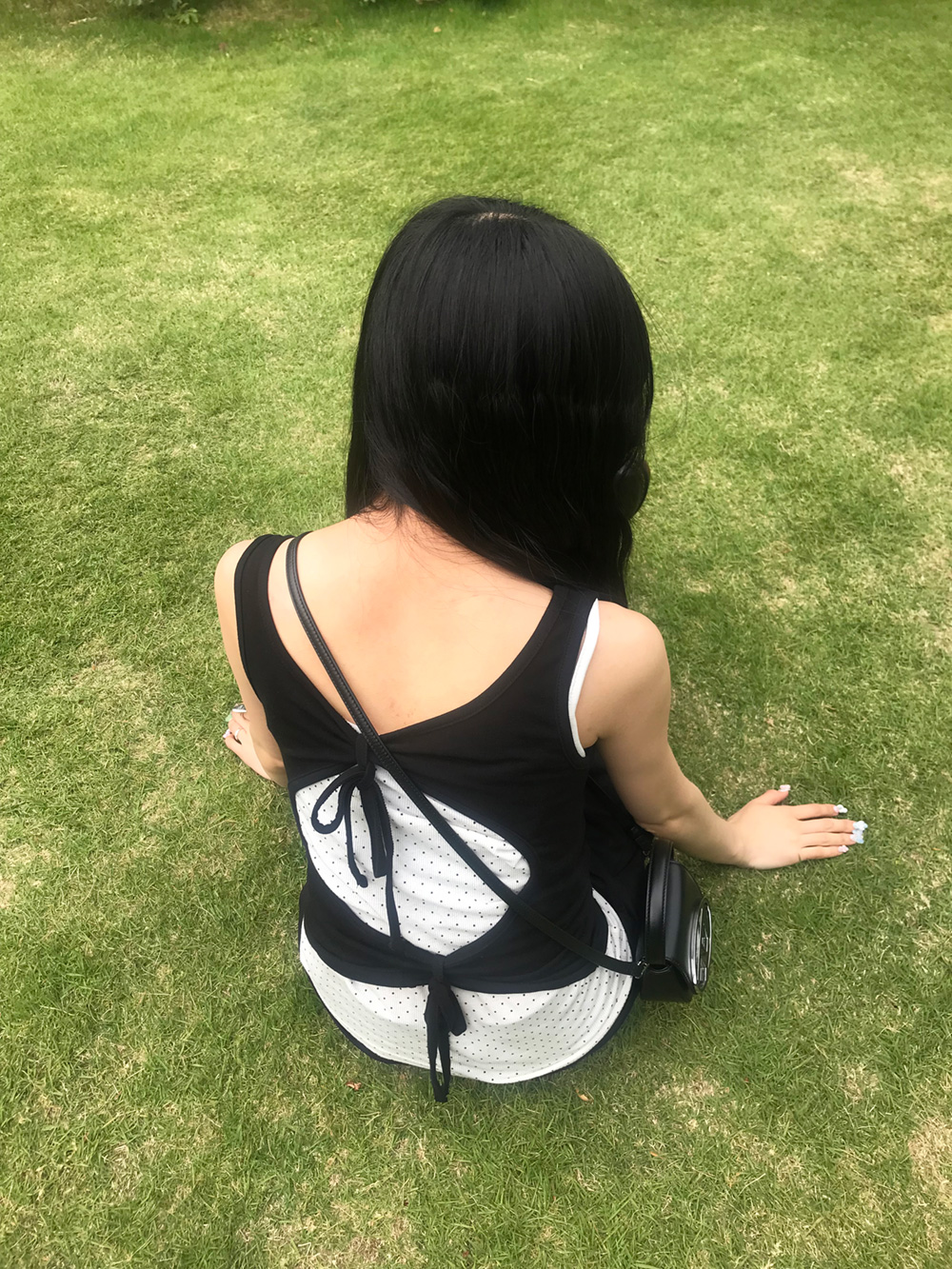 バックオープンリボンタンクトップ | レディースファッション通販 - DHOLIC