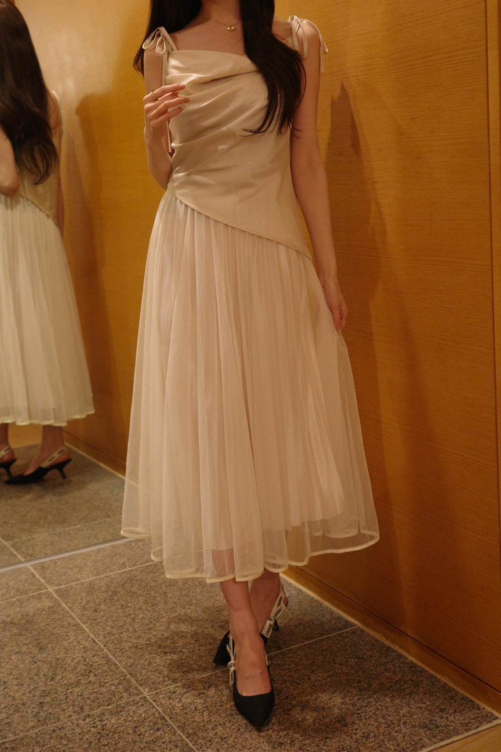 チュールプリーツロングスカート | 詳細画像8