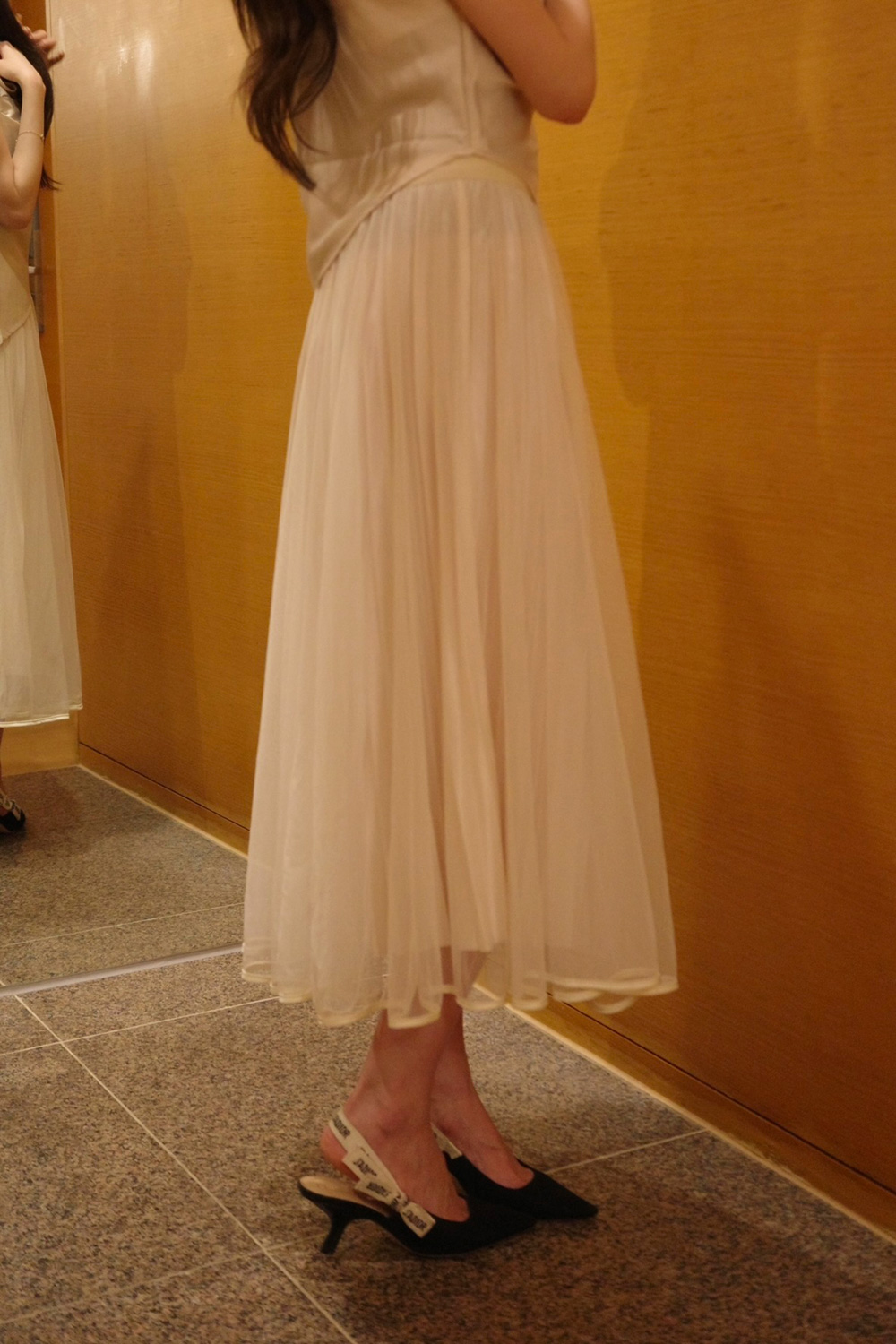 チュールプリーツロングスカート | 詳細画像9