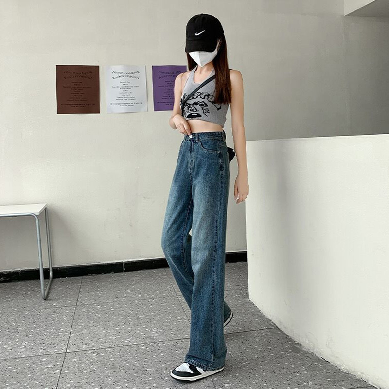 ウォッシングステッチロングデニムパンツ | 詳細画像5