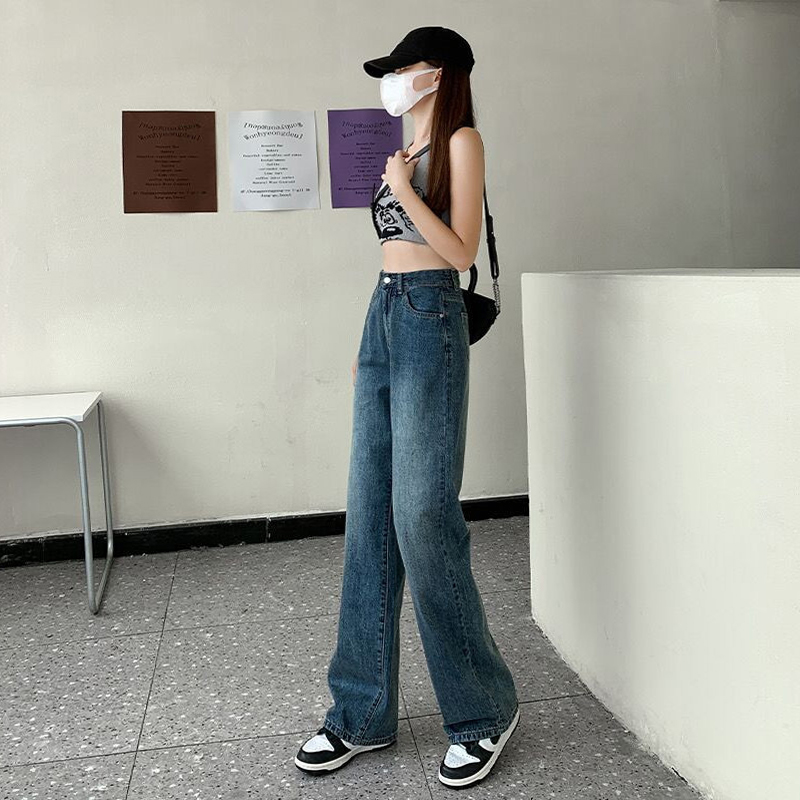 ウォッシングステッチロングデニムパンツ | 詳細画像6