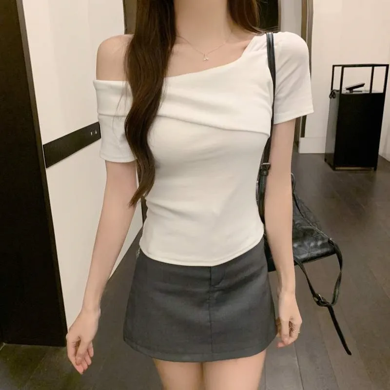 オフショルダーアンバランスTシャツ | 詳細画像1