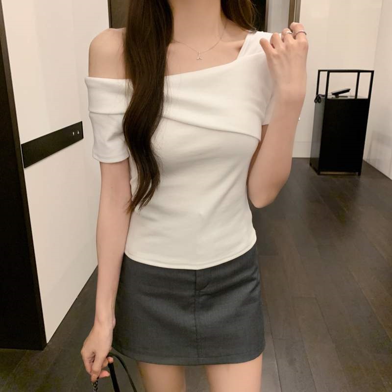 オフショルダーアンバランスTシャツ | 詳細画像9