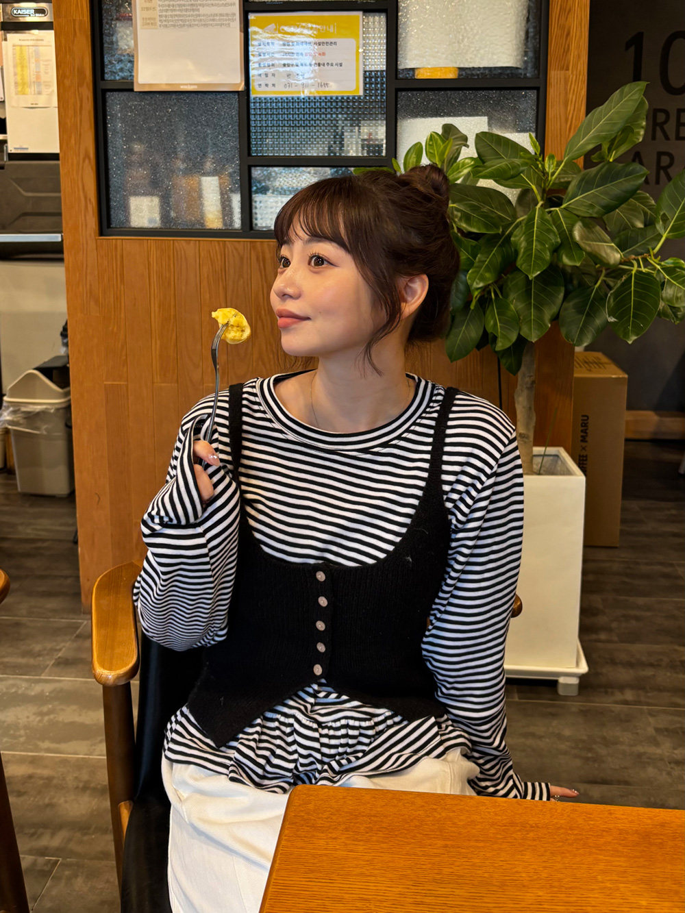 スリットボタンニットビスチェ | 詳細画像2