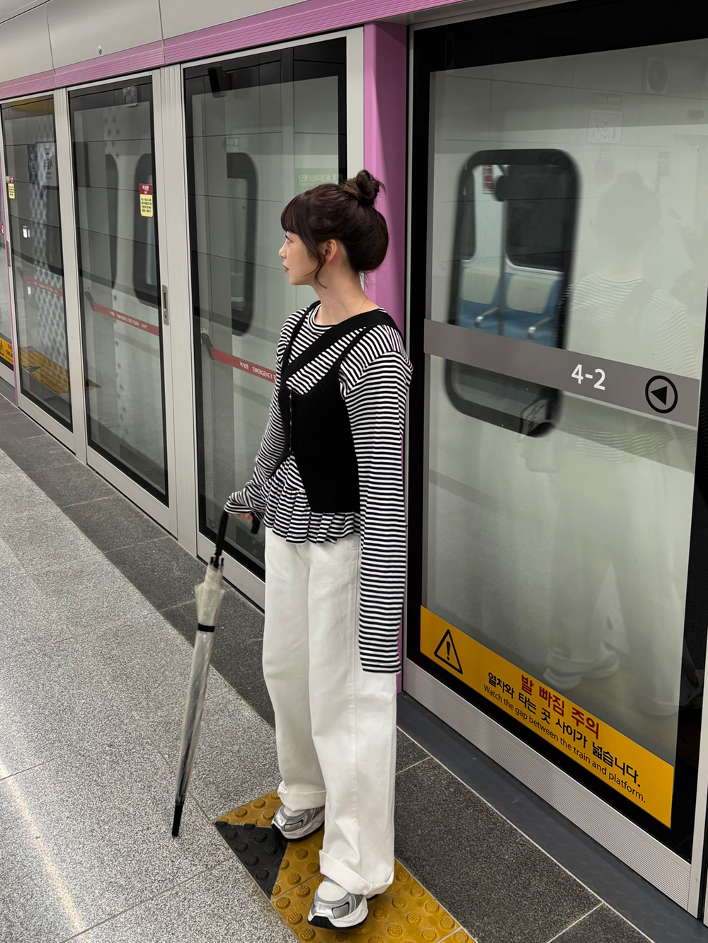 スリットボタンニットビスチェ | 詳細画像12